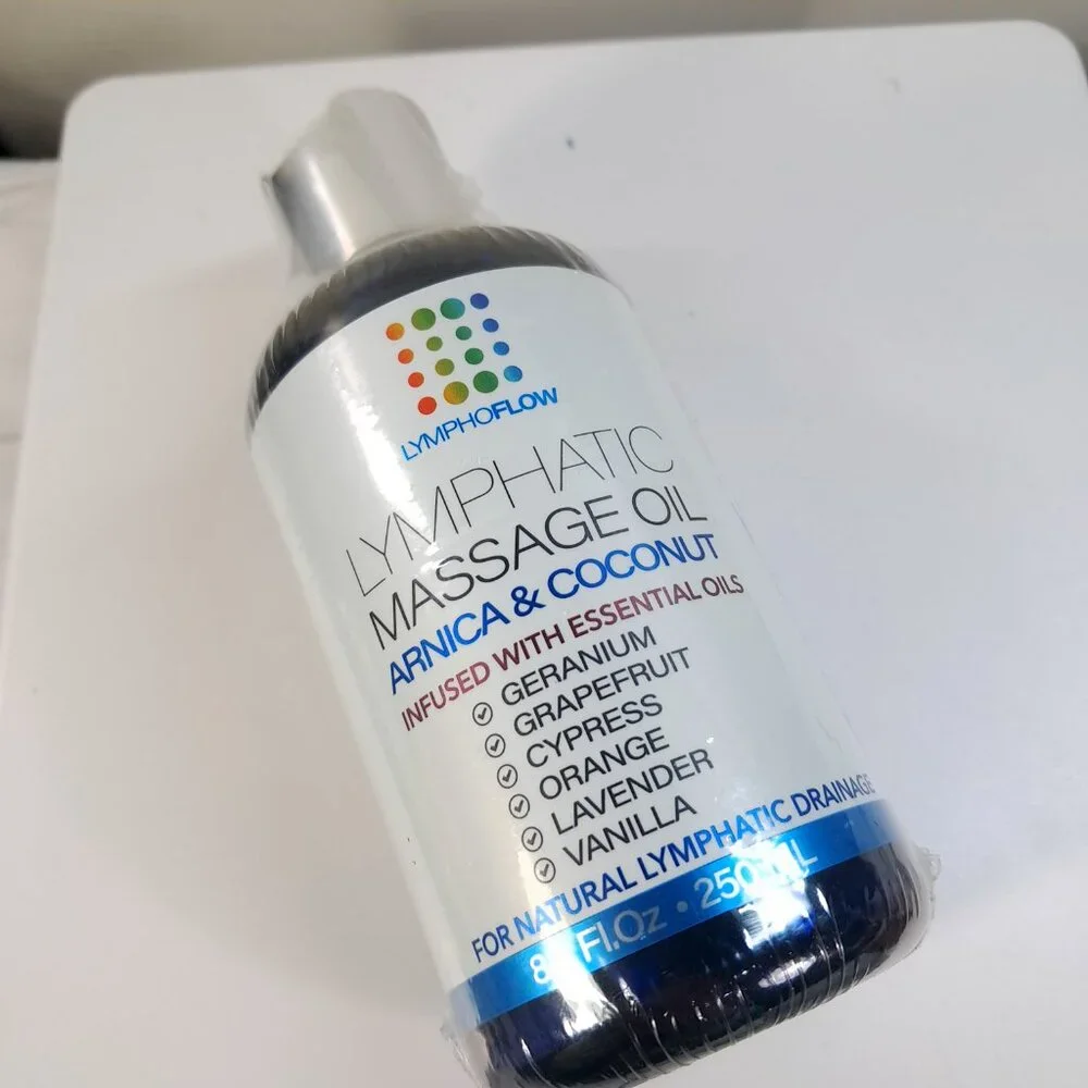 NEW Lymphoflow Lymphatic Massage Oil Arnica & Coconut‎ Bruizex 8.5 fl oz sealed